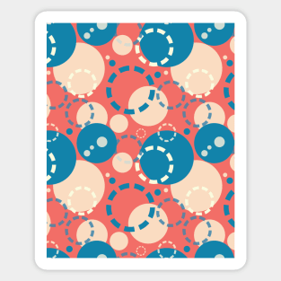 Colorful Circle Seamless Pattern 045#002 Sticker